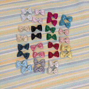 ⭐ 30 Grosgrain Alligator Clip Bows